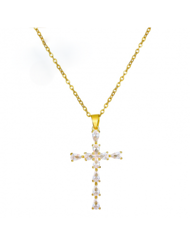 Collier Croix Cristal Femme de votre