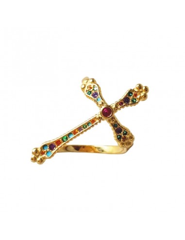 Bague Croix Ancienne Or Venez acheter