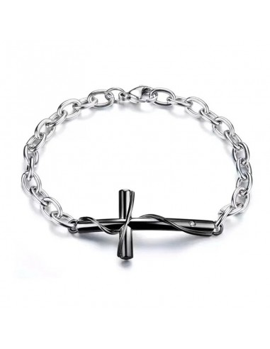 Bracelet en Argent Croix Unisex la chaussure