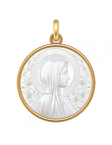 Médaille la Vierge Rosa Mystica Par le système avancé 