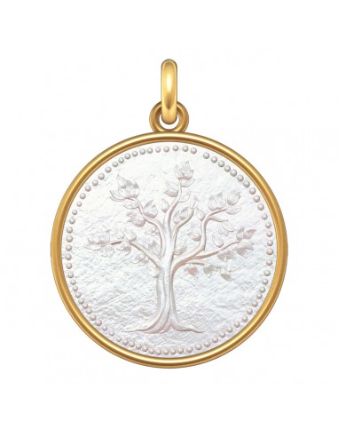 Médaille Arbre de Vie Perlé livraison et retour toujours gratuits