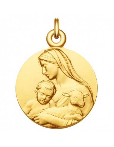 Médaille Vierge à l'Enfant et l'Agneau Venez découvrir notre 