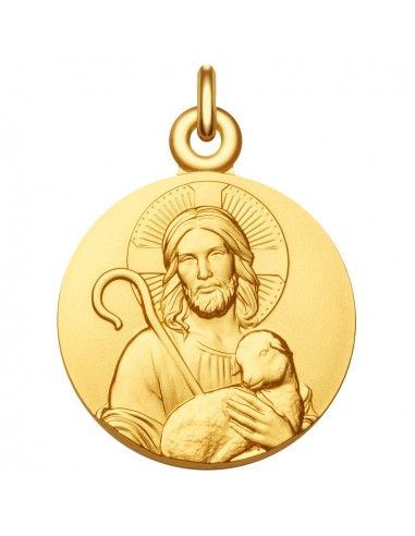 Médaille Christ Jesus est mon Berger de technologie