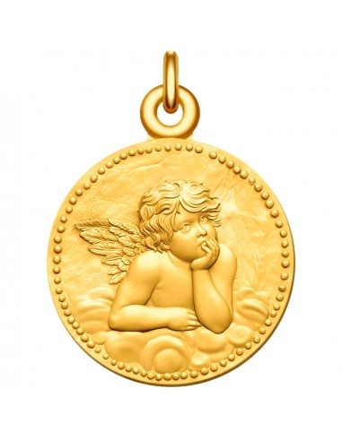 Médaille ange Raphaël perlée l'évolution des habitudes 