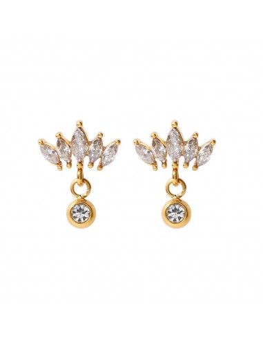 Crown : Boucles d'oreilles "clous d'oreilles" JUSQU'A -70%! 