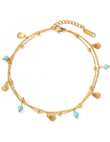 Glam : Bracelet de cheville multi charms pour bénéficier 