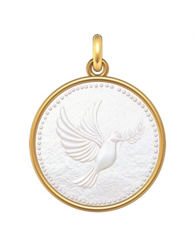 Médaille Colombe paiement sécurisé