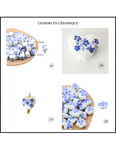 Charms en céramique acheter en ligne