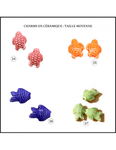 Charms en céramique store