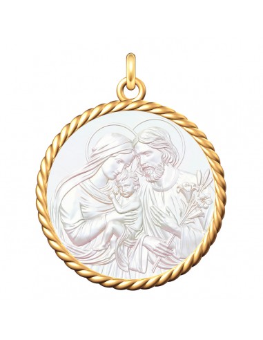 Médaille Entourage Corde : Les Saints en stock