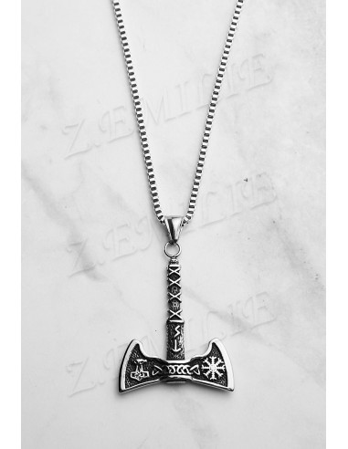 Collier Homme Hache Viking votre